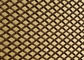 ব্রোঞ্জ আলংকারিক তারের জাল আর্কিটেকচার লিফট ক্যাবিন্স স্ক্রিনের জন্য ধাতু জালের জাল