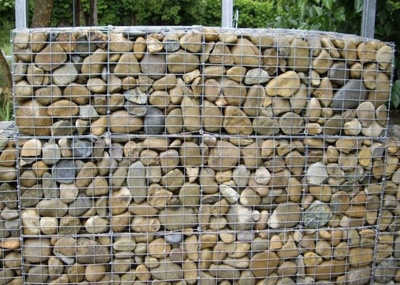 3x1x1m 60x80mm ধরে রাখা ওয়াল গ্যাবিয়ন ঝুড়ি টেকসই