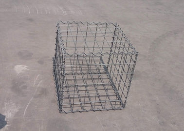 Galvanized ঢালাই তারের জাল Gabions উচ্চ শক্তি দীর্ঘ সেবা জীবন