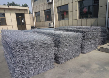 গরম ডিপ Galvanized Gabion Baskets, উচ্চ শক্তি বন্যা সুরক্ষা বাঁধ