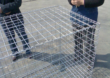 টেকসই বজায় রাখা ওয়াল Gabion Baskets 60 * 80/80 * 100 এমএম সহজ ইনস্টল