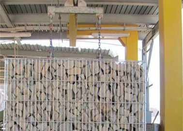 প্রাকটিক্যাল ঢালাই জাল Gabions ঝুড়ি, Gabion গদি নিম্ন কার্বন আয়রন ওয়্যার