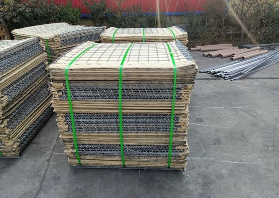 আবহাওয়া প্রতিরোধী সামরিক হেস্কো বাধা 76.2x76.2mm গর্ত আকার