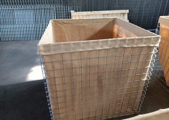 আবহাওয়া প্রতিরোধী সামরিক হেস্কো বাধা 76.2x76.2mm গর্ত আকার