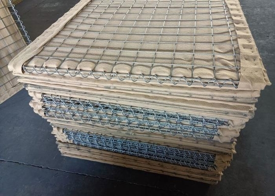 আবহাওয়া প্রতিরোধী সামরিক হেস্কো বাধা 76.2x76.2mm গর্ত আকার