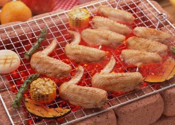 হালকা ওজন 304 স্টেইনলেস স্টীল Bbq গ্রিল জাল আয়তক্ষেত্রাকার