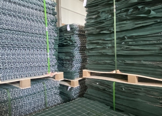 5.0mm Mesh Wire Panel itary Barrier With 300g/m2 Geotextile Fabric Weight.......................