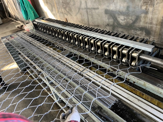2x1x1 মি Galfan Gabion বাস্কেট সমর্থন দেয়াল 3.4mm