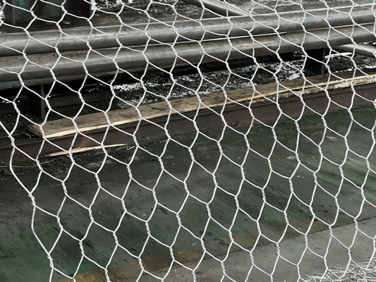 2x1x1 মি Galfan Gabion বাস্কেট সমর্থন দেয়াল 3.4mm