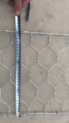 ঢাল স্থিতিশীলতা জন্য Galvanized হেক্সাগোনাল Gabion Mesh