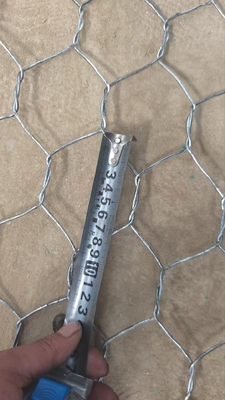 ঢাল স্থিতিশীলতা জন্য Galvanized হেক্সাগোনাল Gabion Mesh