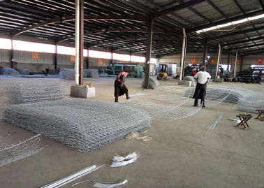ভারী galvanized মেটাল গ্যাবিন ঝুড়ি, খিলান দিয়ে ভরা মেটাল খাঁচা