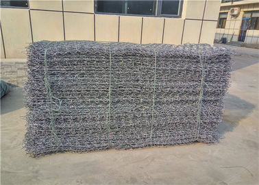 80mmx100mm জাল আকার পিভিসি লেপযুক্ত হট ডাম্প গ্যালভানাইজড গ্যাবিয়ন কেজ শক্তিশালী নির্মাণের জন্য