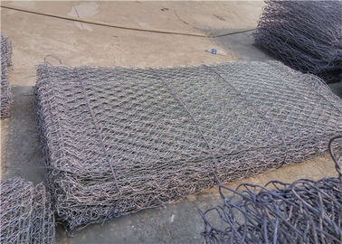 কাস্টমাইজেশন পিভিসি লেপা পৃষ্ঠ সঙ্গে Galvanized Gabion খাঁচা