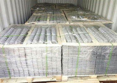 Galfan লেপা Gabion তারের জাল প্যানেল অভ্যন্তরীণ Gabion ডিজাইন সিলভার রঙ