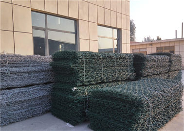 গঠন পিভিসি লেপা Gabion বক্স / প্লাস্টিক লেপা তারের জাল বকেট