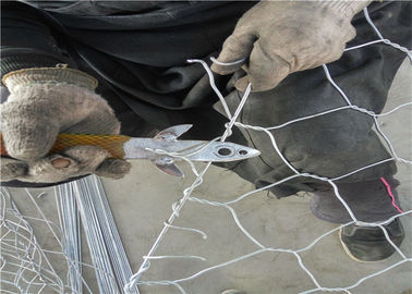 Rockfall সুরক্ষা ওয়্যার জাল রক বজায় রাখার জন্য ওয়াল PVC লেপা সারফেস