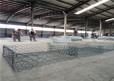 নদী অবরুদ্ধ Gabions এবং রেনো Mattresses পিভিসি লেপ সহজে একত্রিত