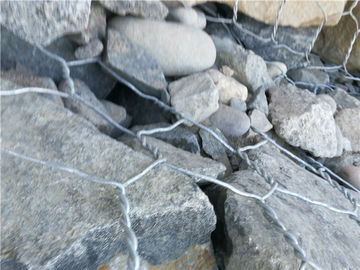 Galfan লেপা মেটাল Gabion Baskets, বোনা Gabion Baskets সহজ ইনস্টলেশন