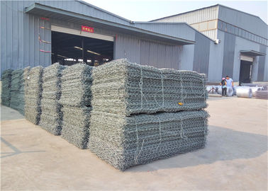ক্ষয় সুরক্ষা পিভিসি লেপা Gabion, স্টোন সঙ্গে ভরা মেটাল খাঁচা