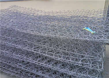 পিভিসি লেপা ওয়্যার Rockfall সুরক্ষা Netting, ধাতু খাঁচা শিলা দিয়ে ভরা
