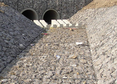 চ্যানেল লাইনিং জন্য বোনা রেনো Gabion গদি / ইস্পাত নদী গদি
