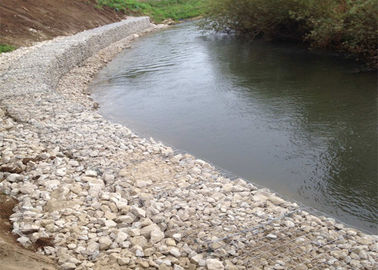 চ্যানেল লাইনিং জন্য বোনা রেনো Gabion গদি / ইস্পাত নদী গদি