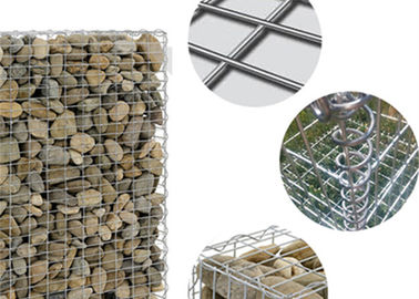 মডুলার ঢালাই জাল Gabions সিস্টেম / নমনীয় ঢালাই তারের জাল Gabions