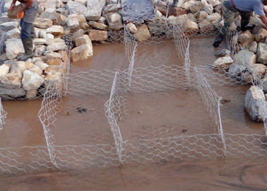 ঢালাই ওয়্যার Gabion Baskets, Gabion ওয়্যার জাল মেষ বক্স ISO9001 অনুমোদিত