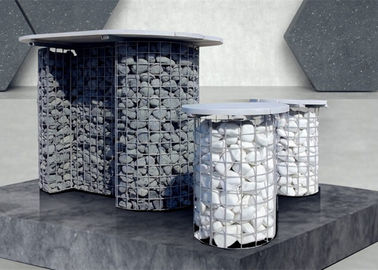 ব্যহ্যাবরণ এবং Cladding Gabion স্টোন ওয়াল উচ্চ শক্তি দীর্ঘ সেবা জীবন
