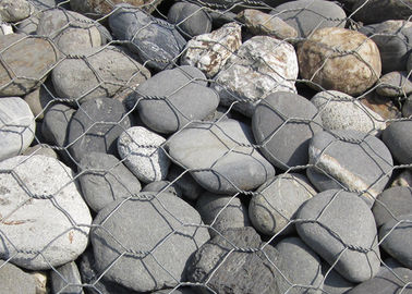 ক্ষয় সুরক্ষা এবং retaining মাটি জন্য galvanized গ্যাবিল স্টোন খাঁচা