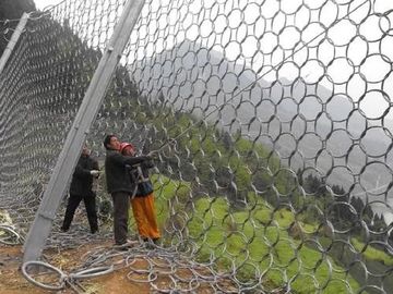 হট ডুবড গ্যালভানাইজস্টিল মেটাল রিং জাল জাল ওয়েভ opeাল স্থিতিশীলতা সিস্টেম