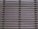 স্টেইনলেস স্টিল আর্কিটেকচার সমতল বোনা শৈলীর জন্য মুখোশযুক্ত বোনা ধাতু জাল