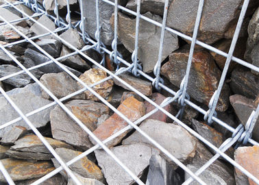 Galvanized তারের মেষ স্টোন বজায় রাখা 3.0 - 6.0 মিমি ওয়্যার ব্যাস