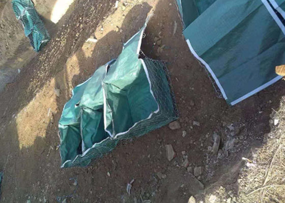 পিপি জিওব্যাগস হাইওয়ে গ্রীনিং ইঞ্জিনিয়ারিং গ্যালভানাইজড মেটাল গ্যাবিয়ন বাস্কেটগুলি